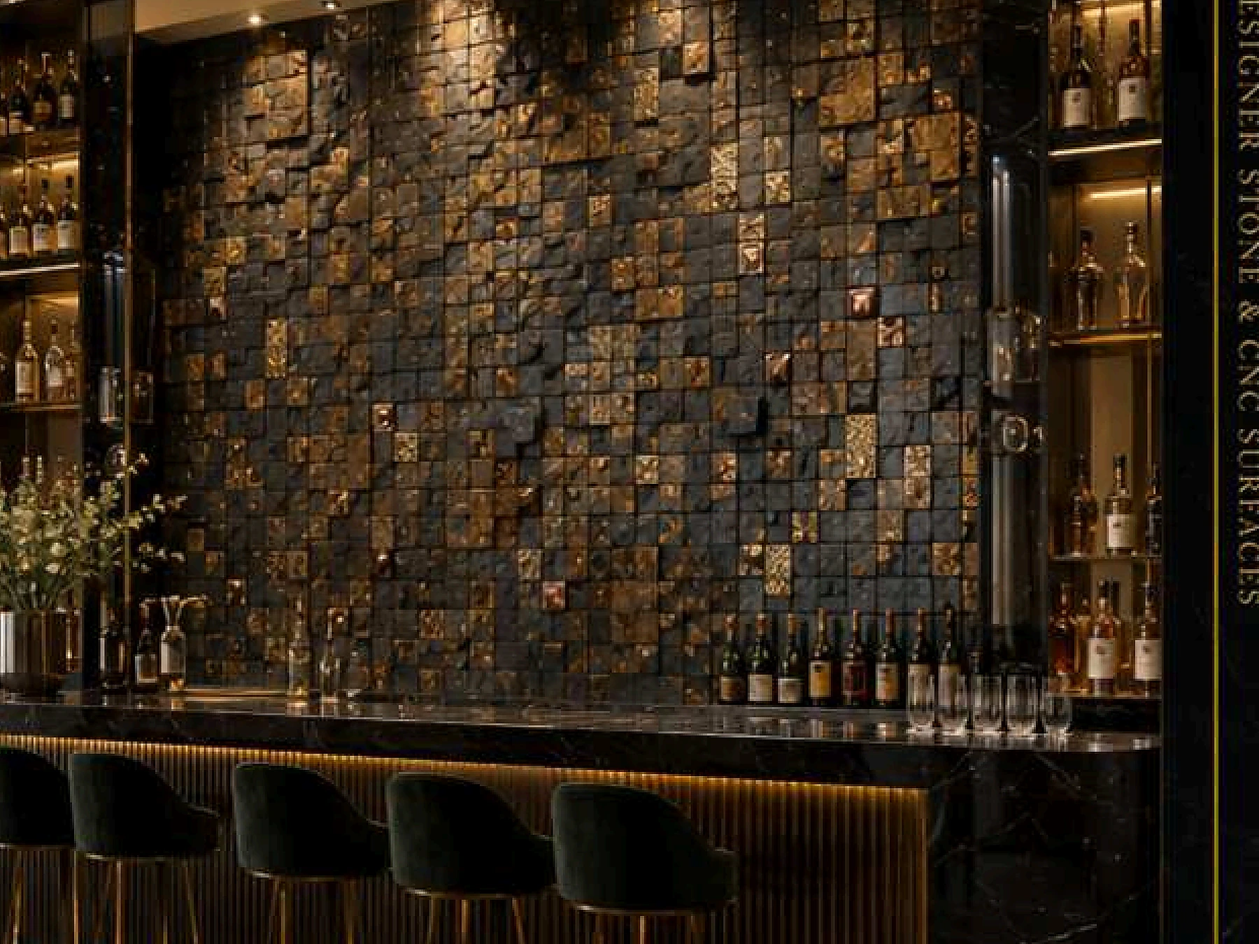 IVA Carved wall
