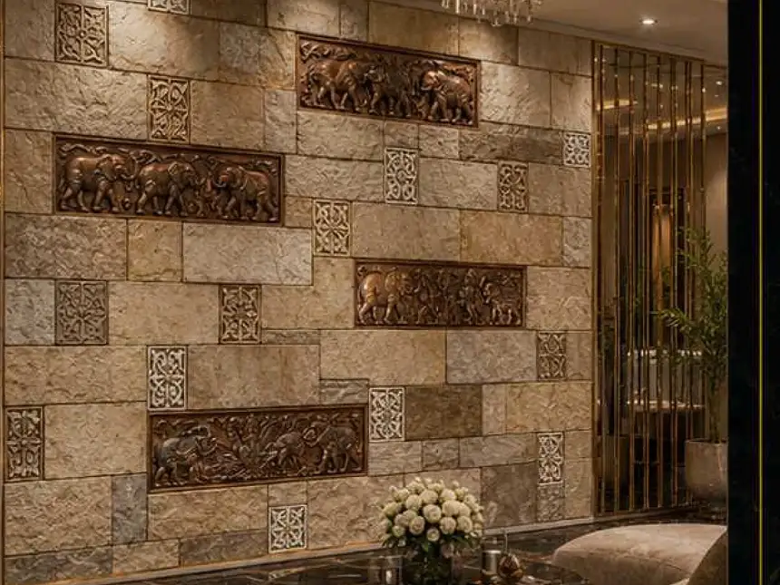 Custom Stone Murals – Planar Inlay Lounge