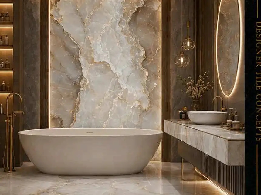 Designer Tile Highlighters – Crystal Vein Vanity