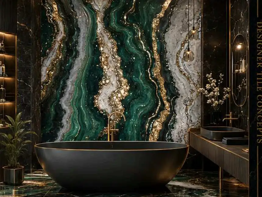 IVA International Designer Tile Highlighters: Decorative surfaces for signature walls