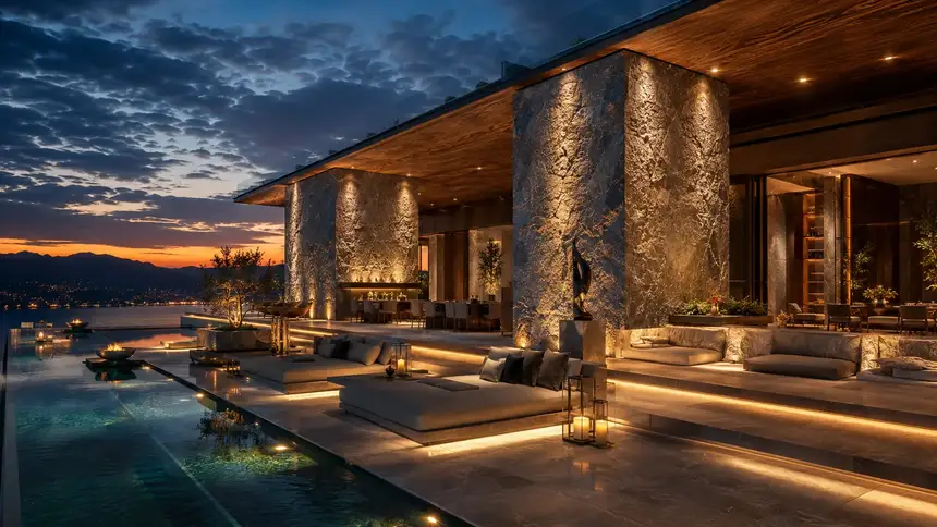 IVA International cladding: Modern Architectural Exterior Scene At 3