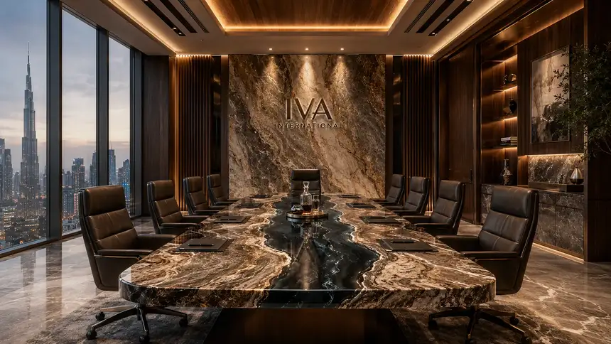 IVA International tiles: Interior Architectural Render Of An U 6