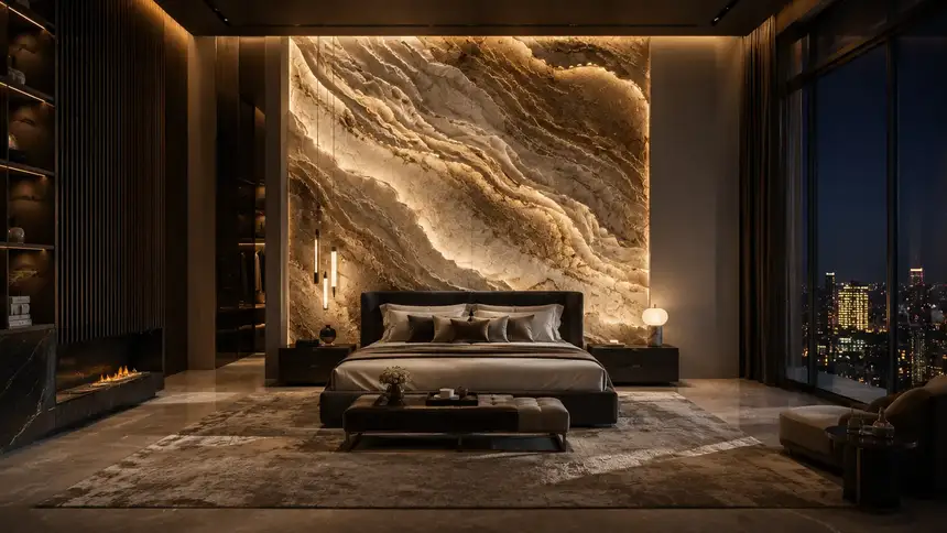 IVA International world: Modern Luxury Bedroom With City View