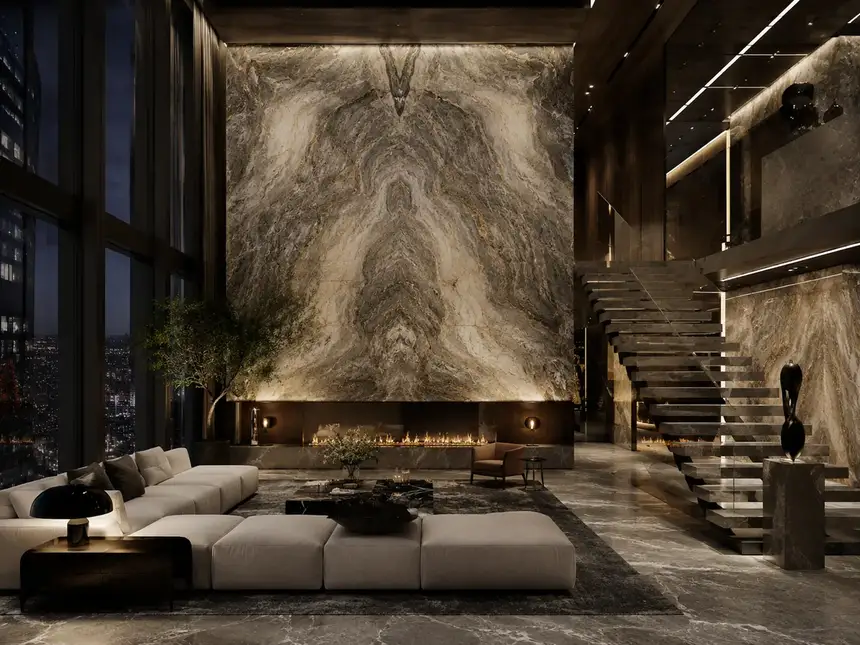 IVA International world: Modern Penthouse With Dramatic City Views