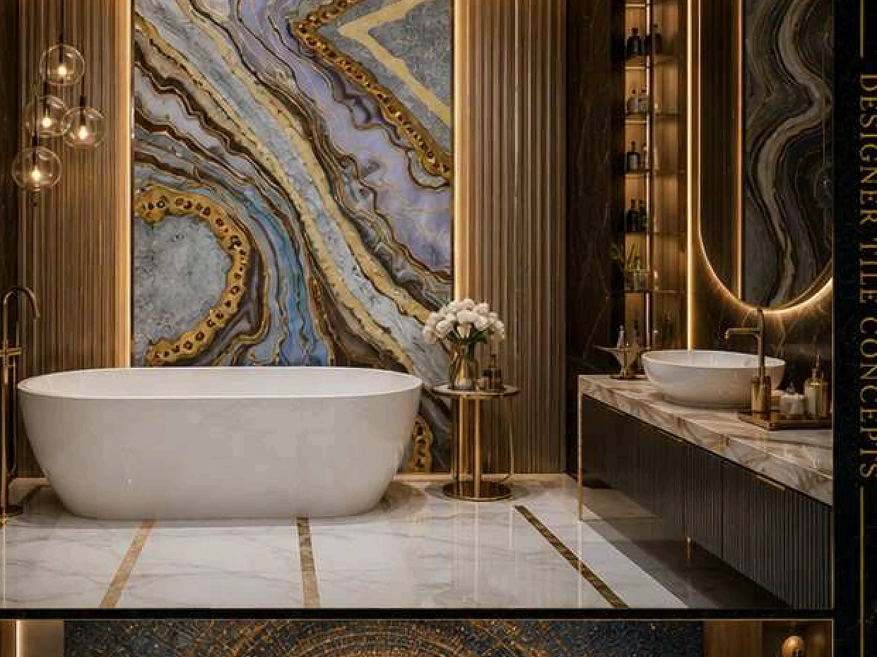IVA Vanity wall